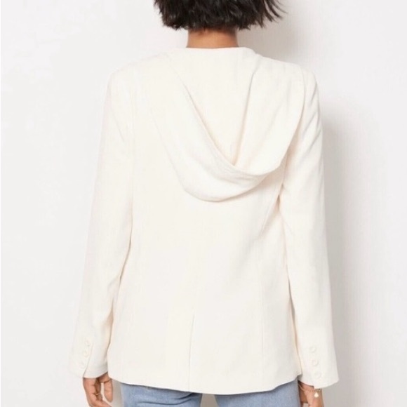 Evereve Cream Blazer with Hood - Picture 1 of 8